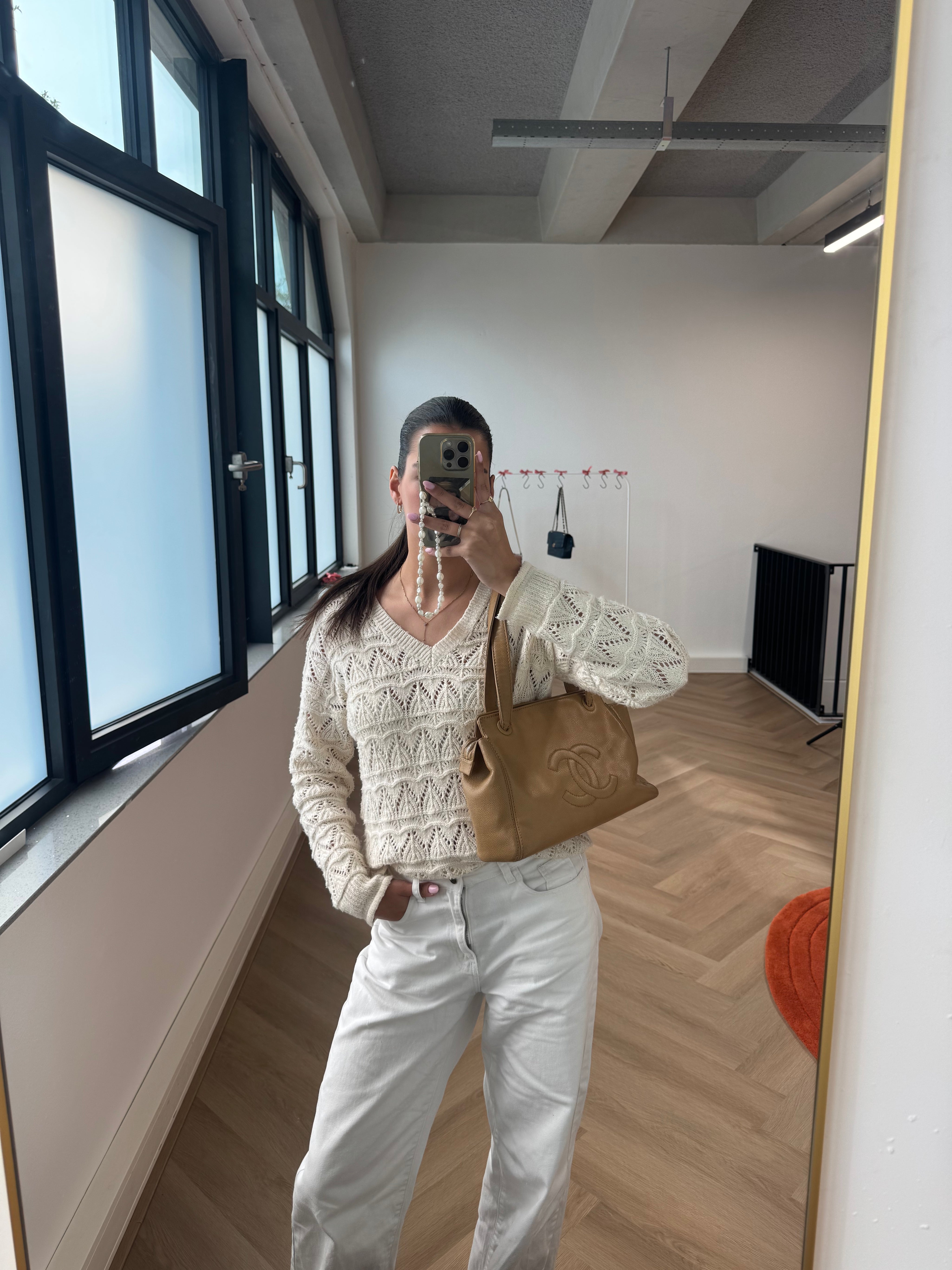 CHANEL Caviar Tote Beige (2004-2005)