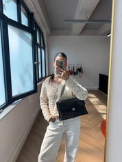 Chanel Double Face Flapbag Caviar Shw