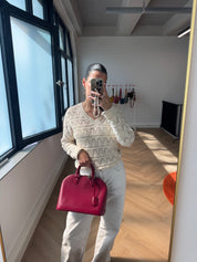 LV Alma Epi raspberry pink