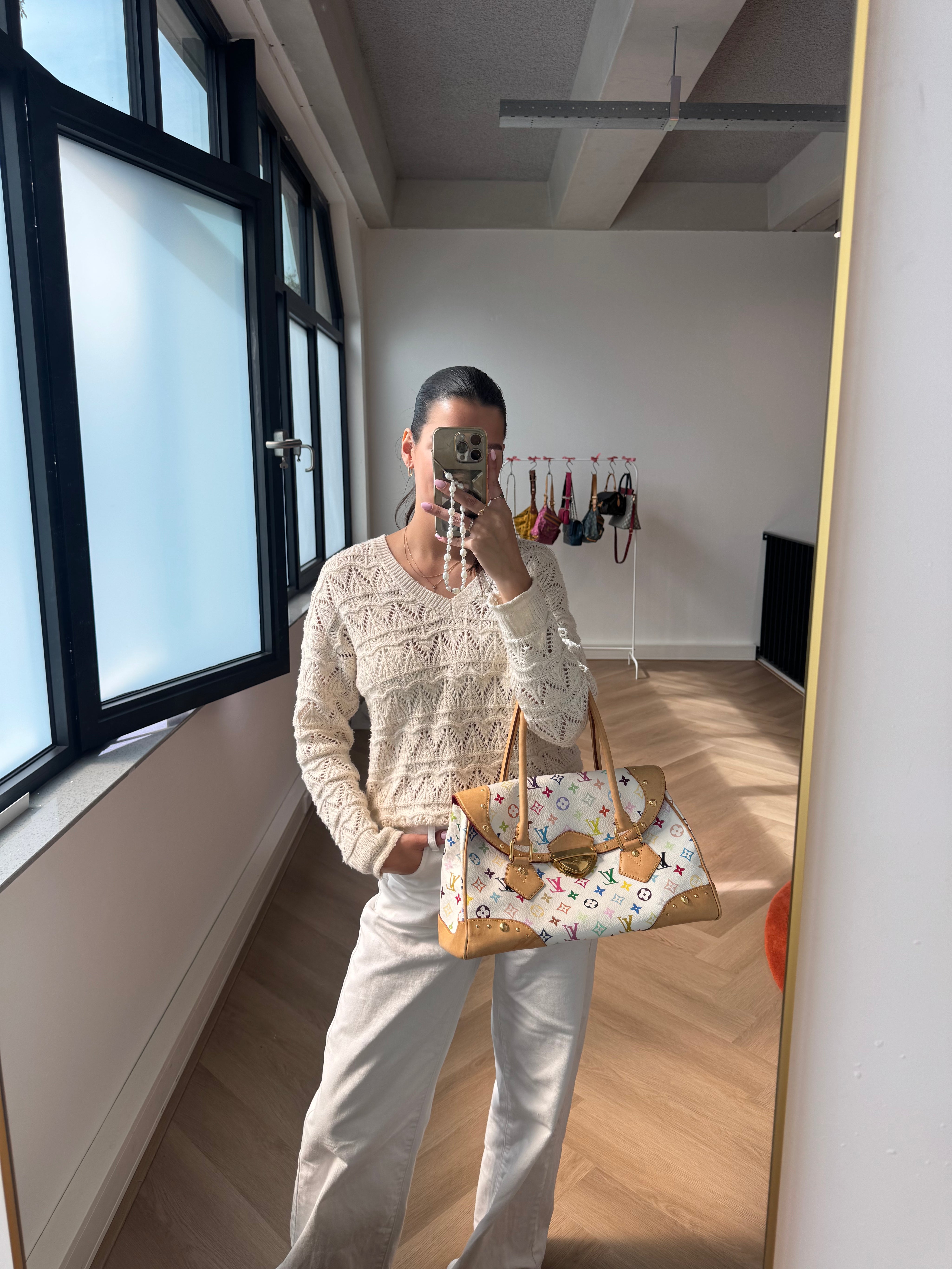 Louis Vuitton Takashi Murakami Multicolor Beverly GM