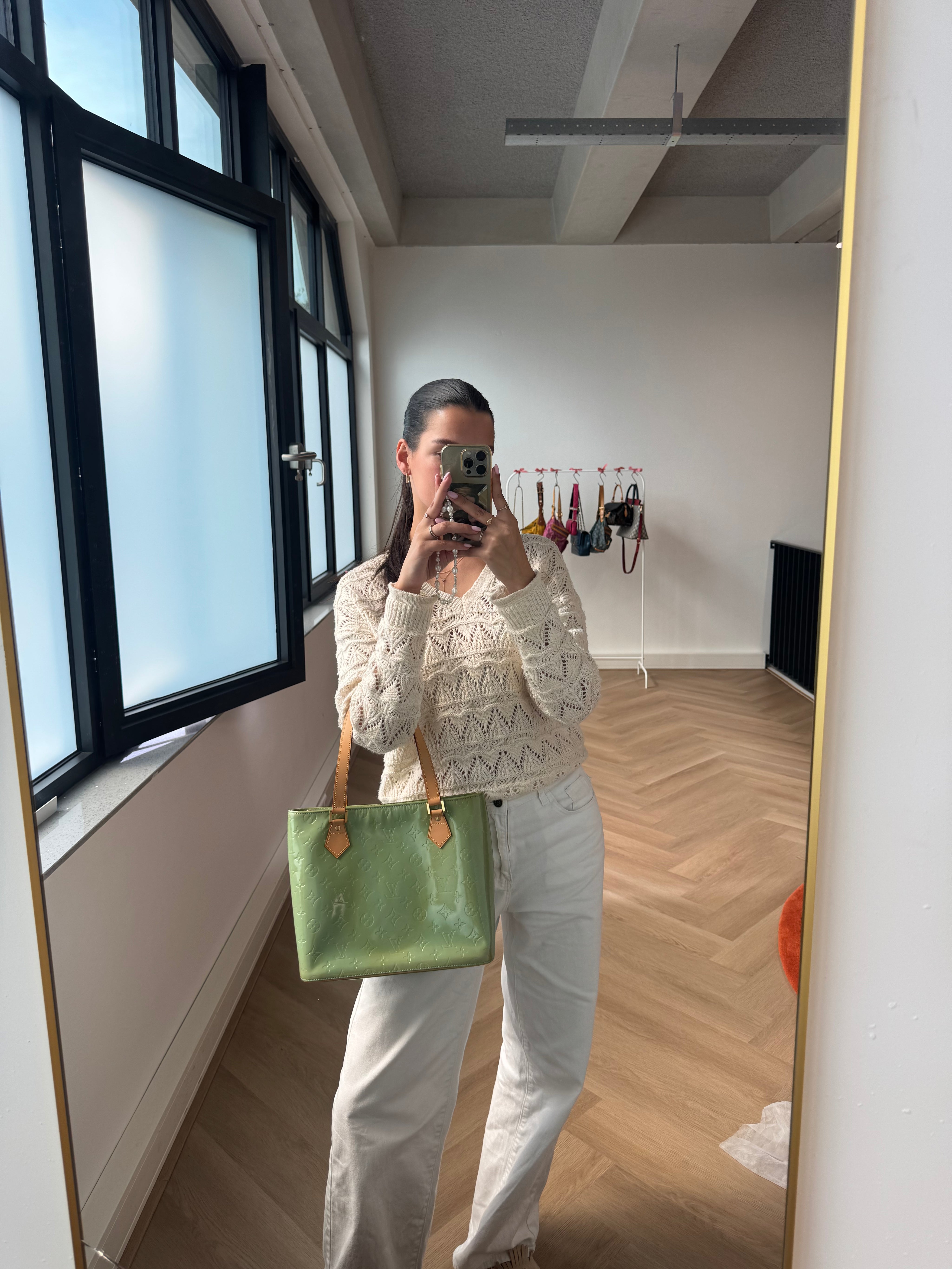 LOUIS VUITTON Houston Tote Vernis