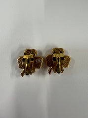 Chanel Cocomark Clover earrings