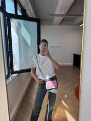 Chanel Secret CC WOC Pink Double Chain