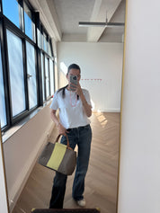 Hermès Cabac Canvas Shoulder Bag