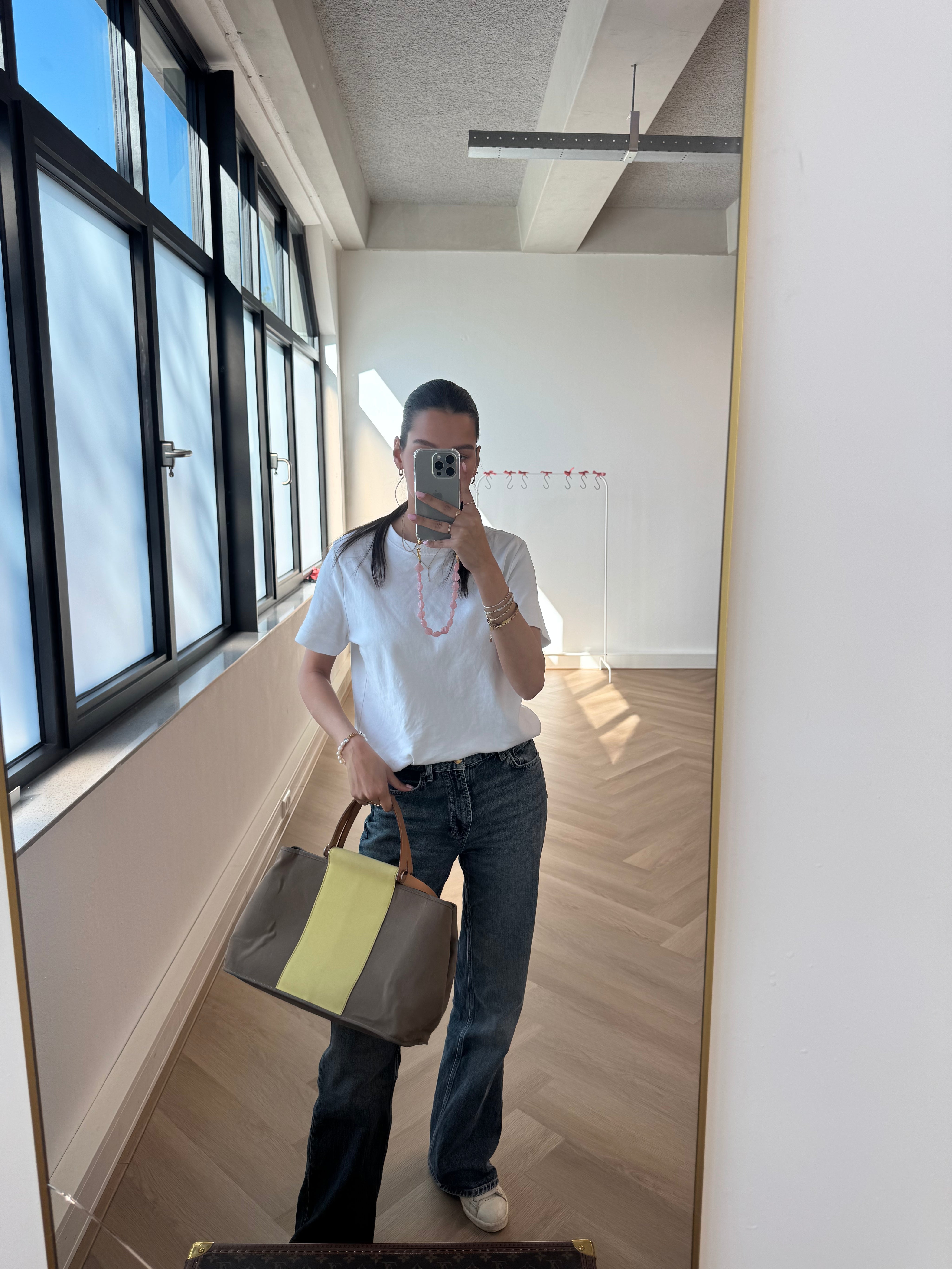 Hermès Cabac Canvas Shoulder Bag