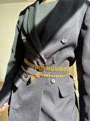 Chanel Double Chain Belt - maat 77