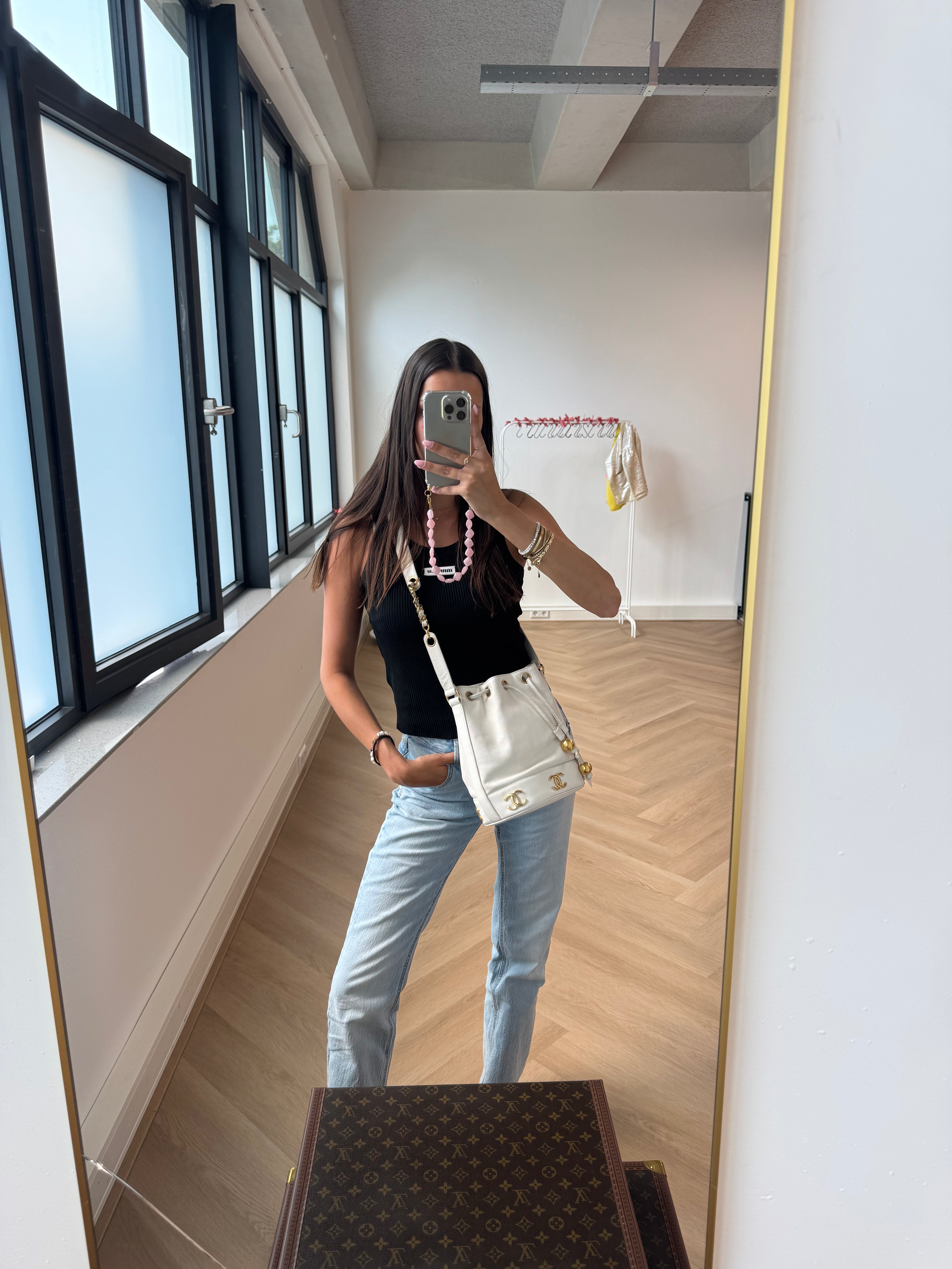 Chanel Caviar Bucket Bag