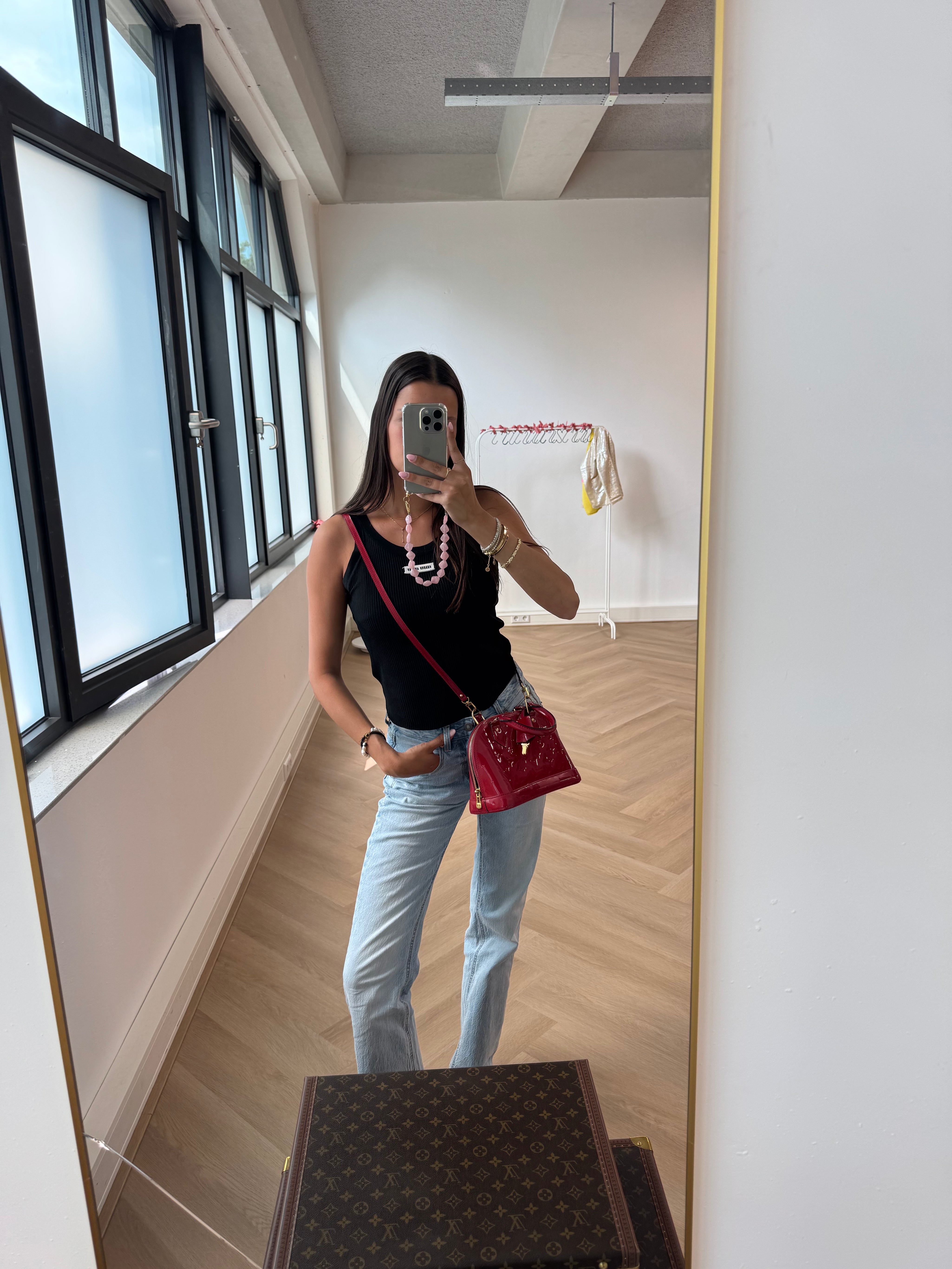 Louis Vuitton Alma BB Red Vernis