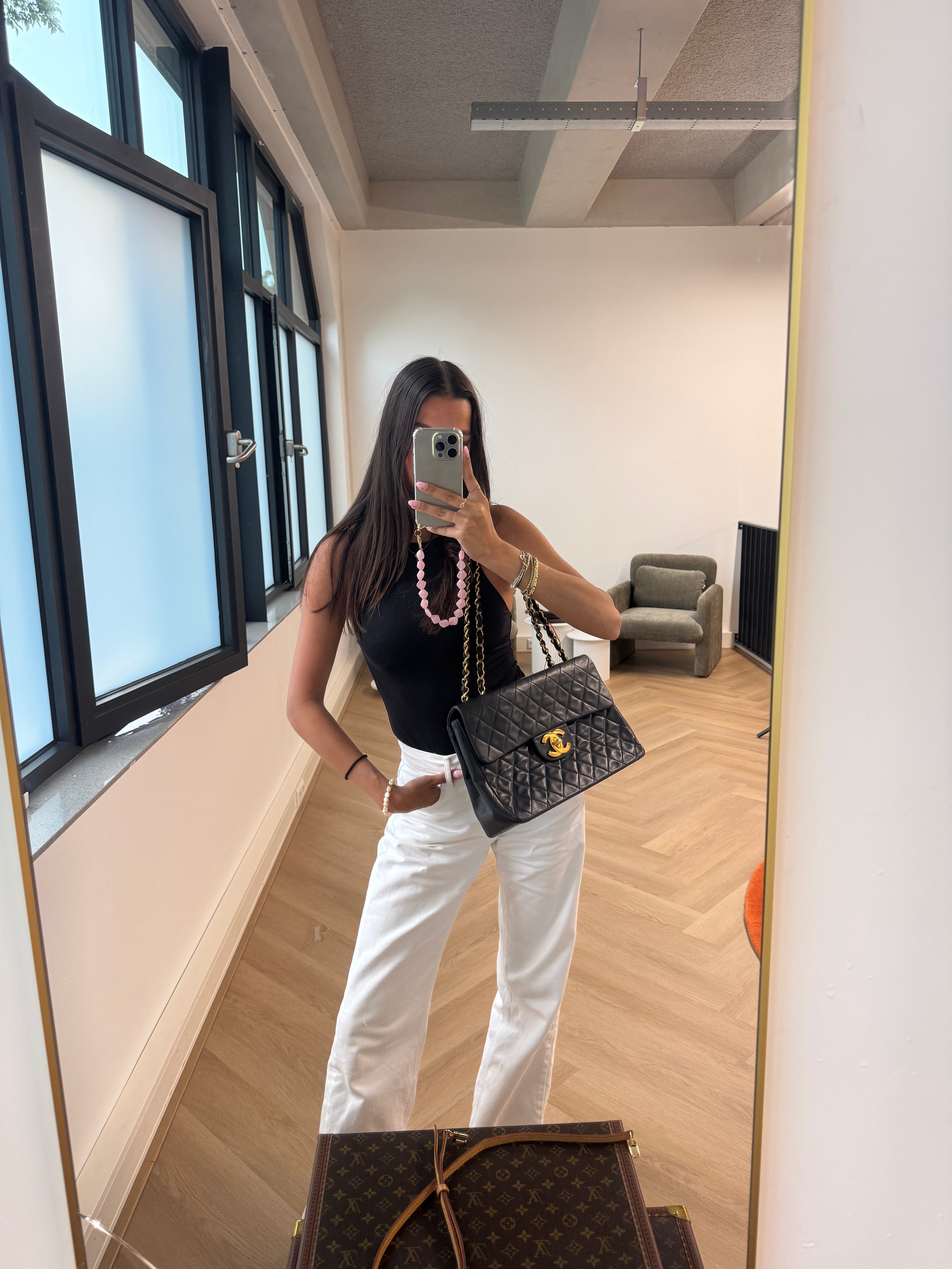Chanel Maxi Flapbag 24k GHW