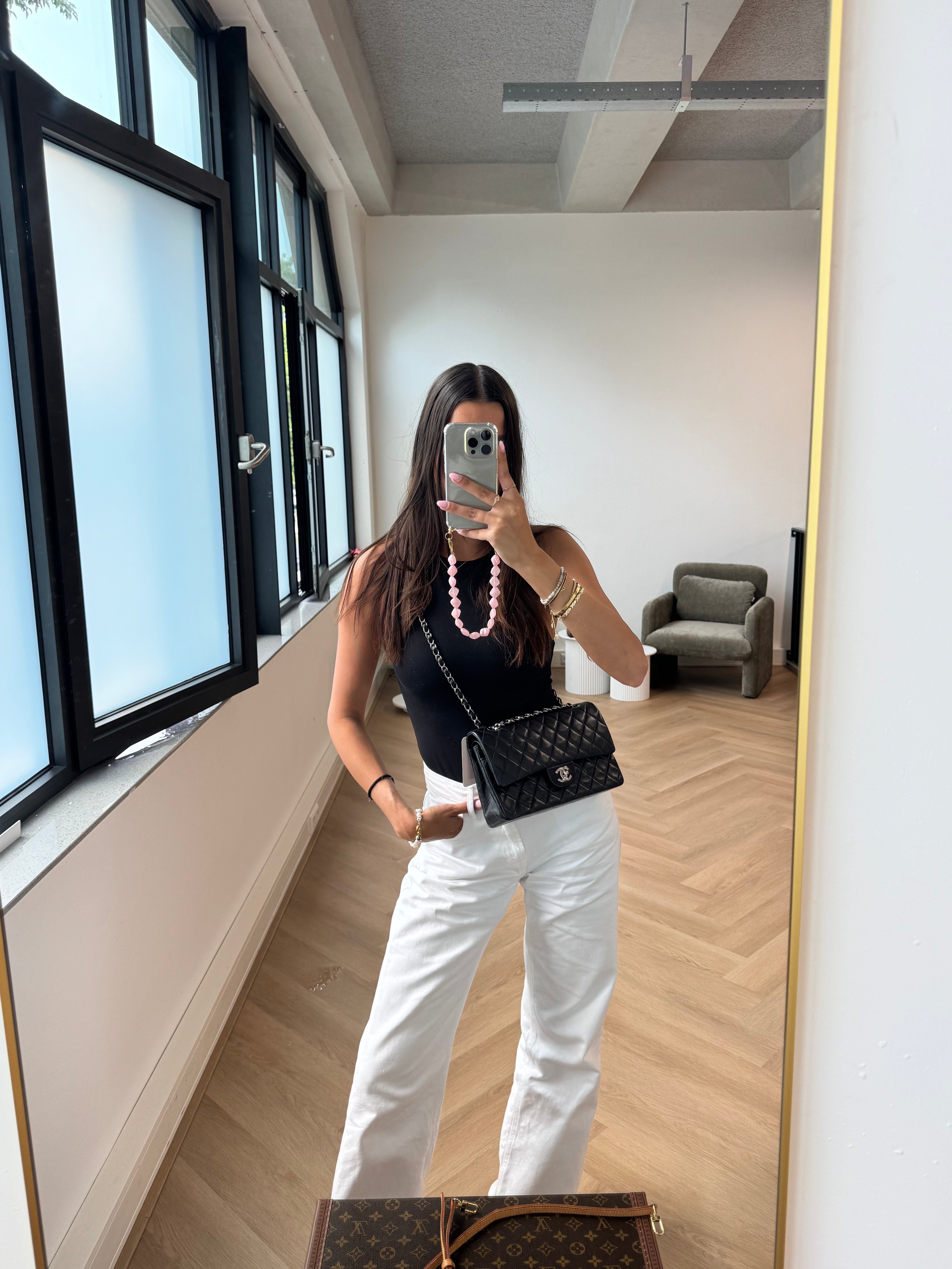 Chanel Classic Double Flap Medium SHW