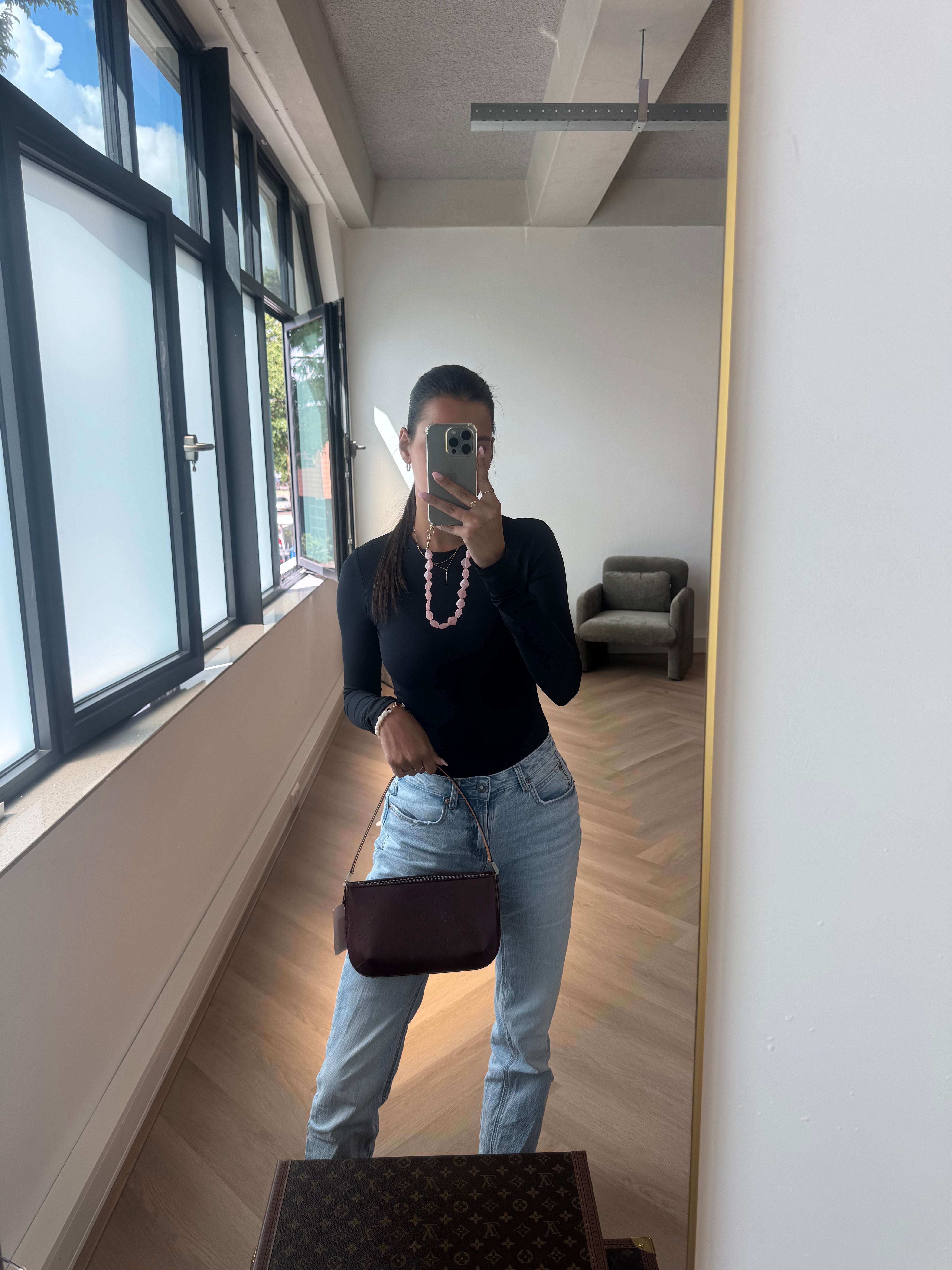 LOUIS VUITTON Leather Shoulder Bag