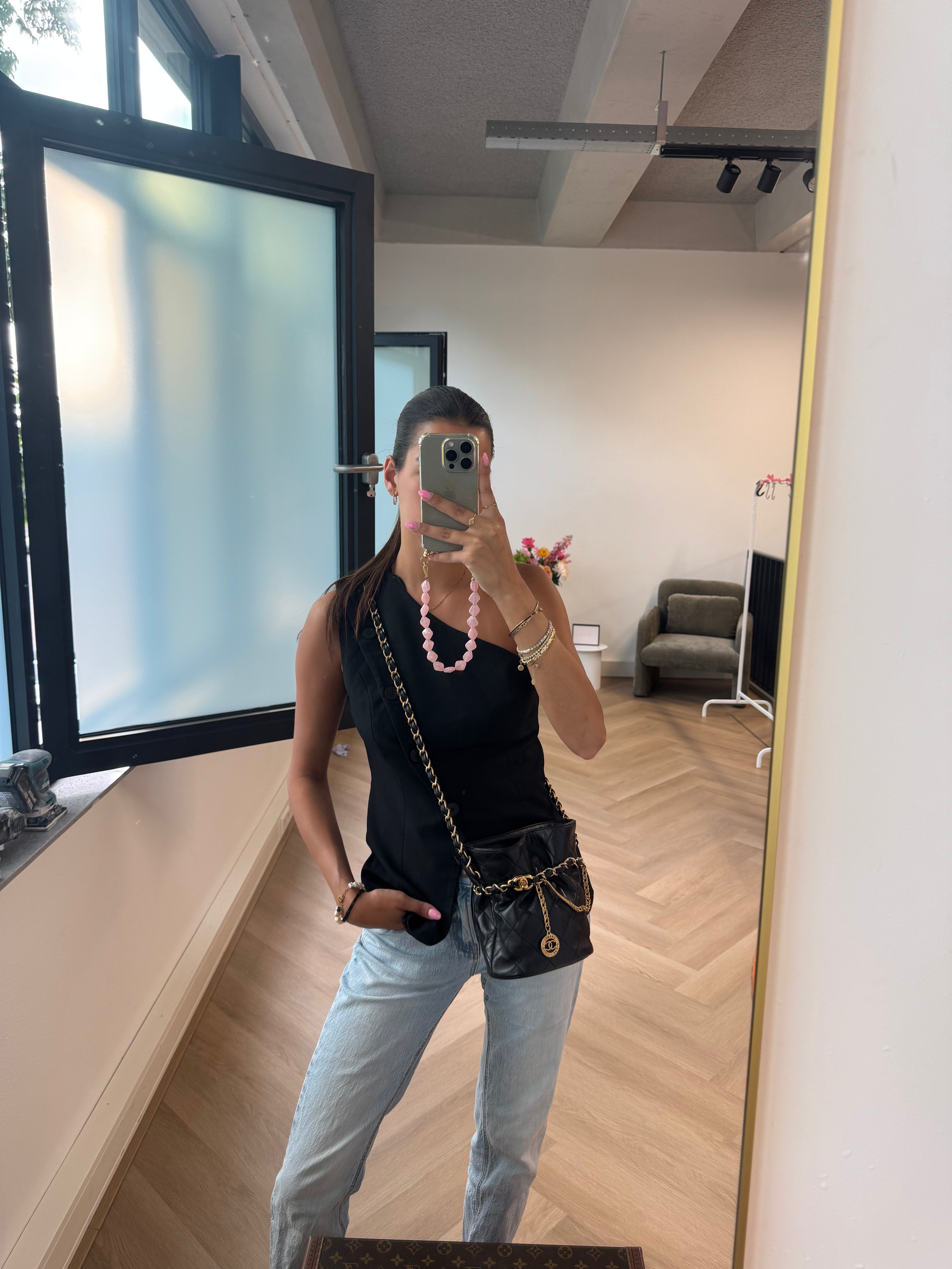 CHANEL Cc Chain Bucket