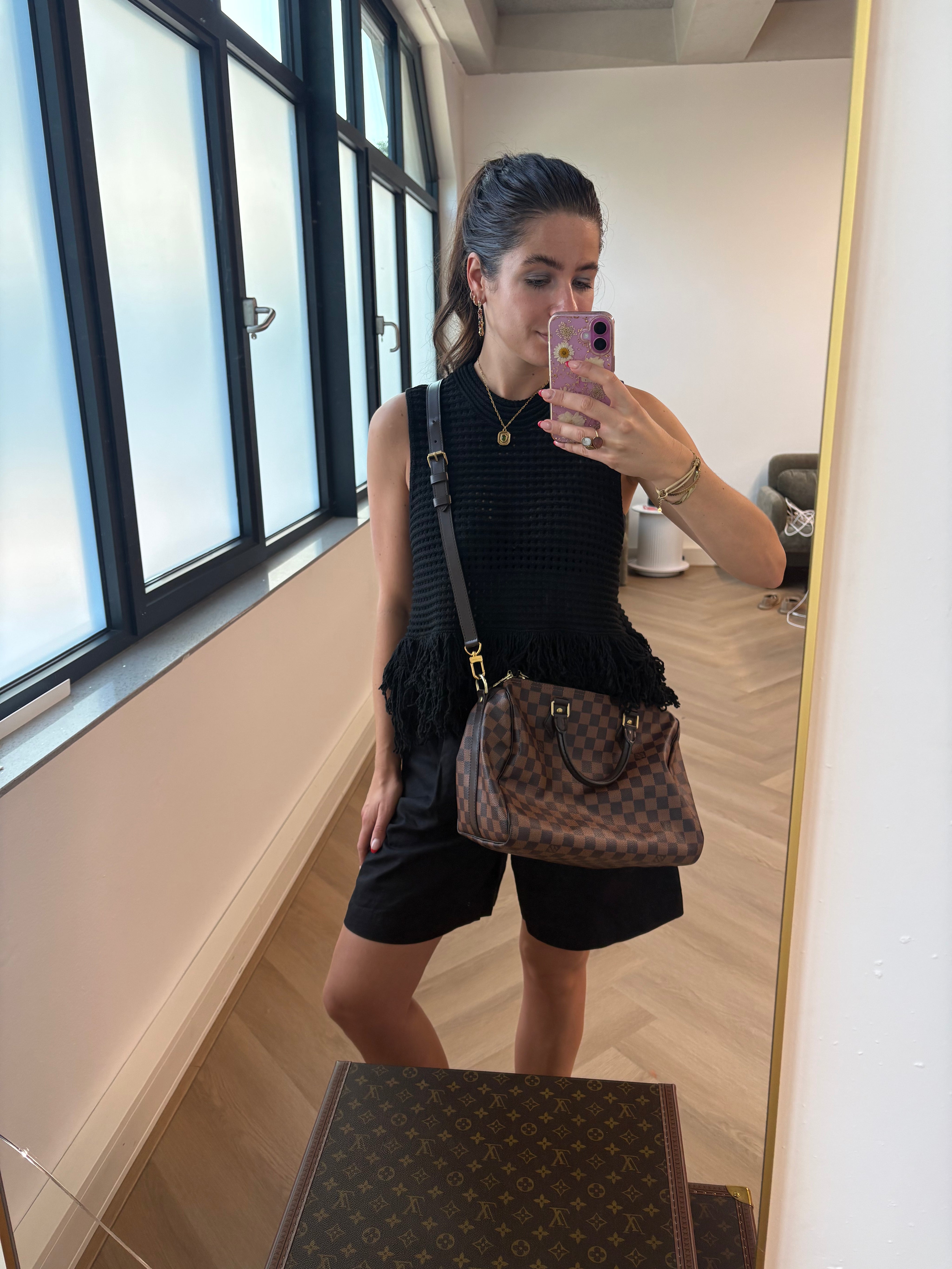 Louis Vuitton Speedy 30 Bandoulière Damier Ebene