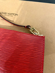 Louis Vuitton Pochette Accessoire Epi Red