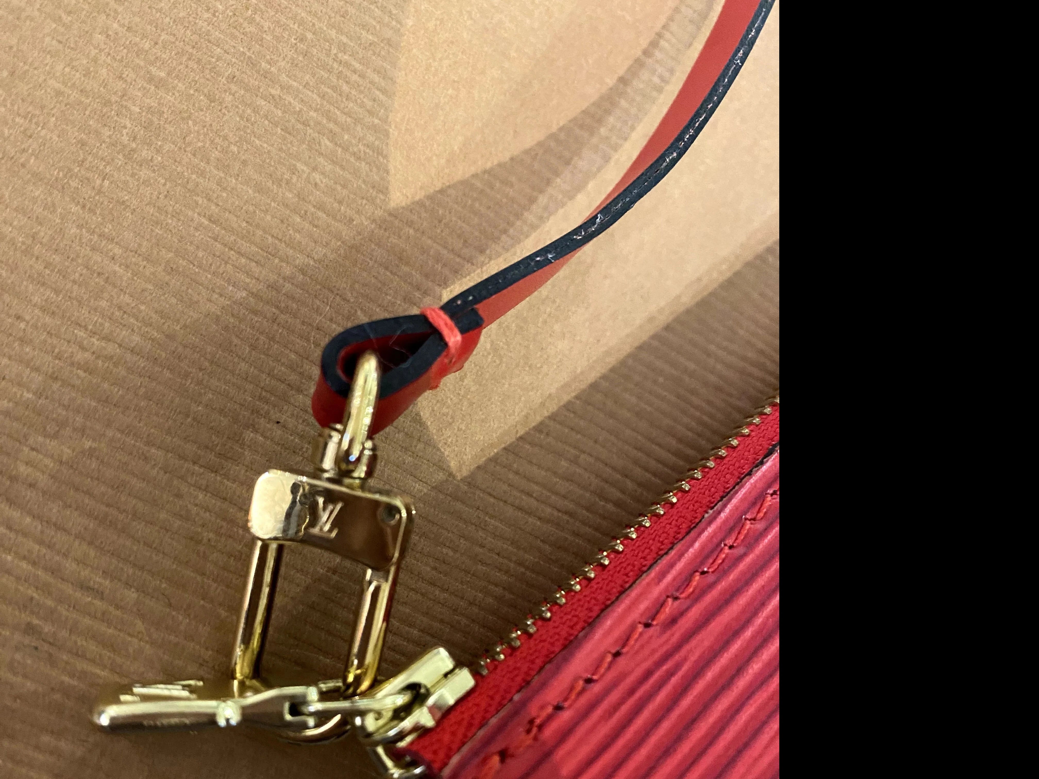 Louis Vuitton Pochette Accessoire Epi Red