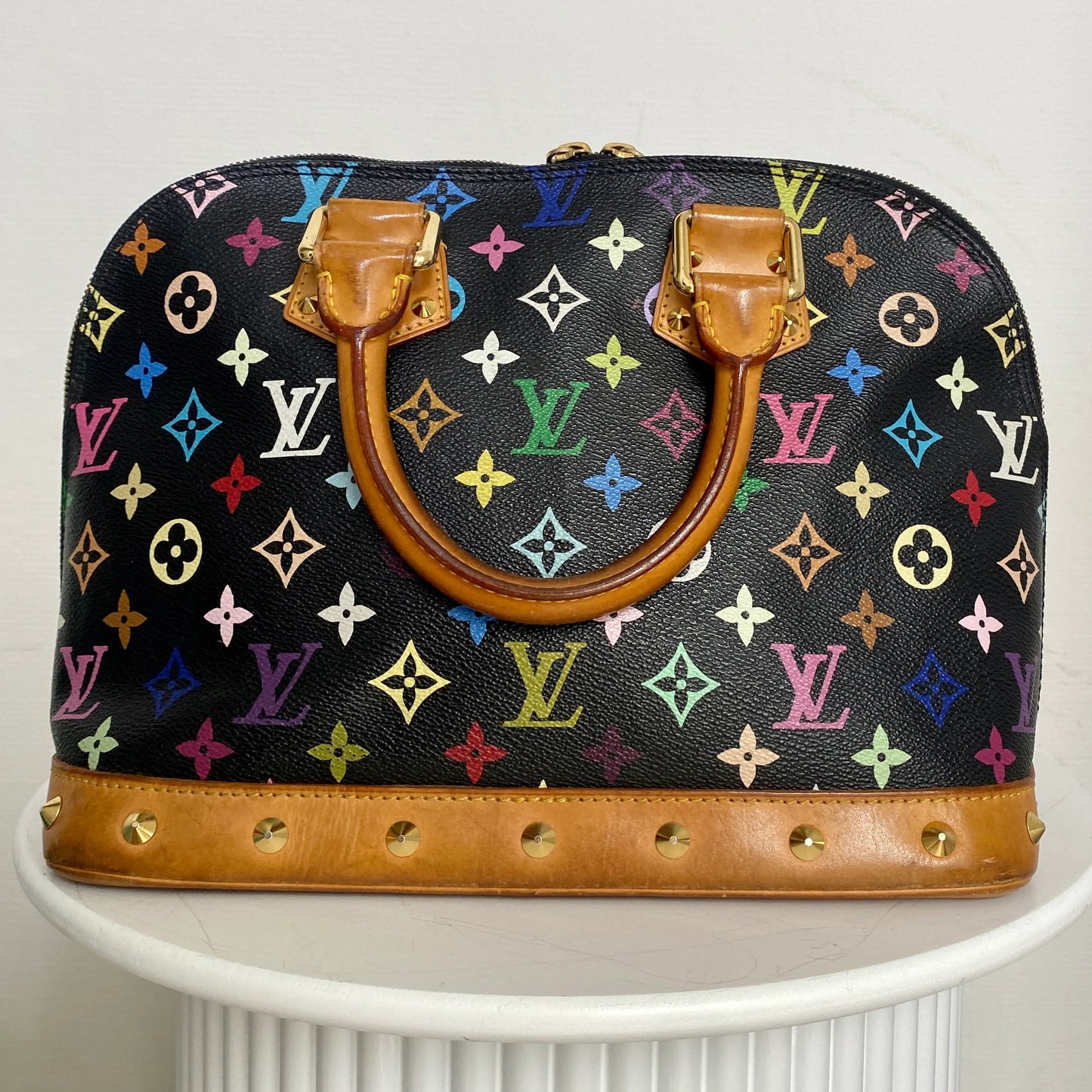Louis Vuitton Alma Multicolor Black Limited Edition