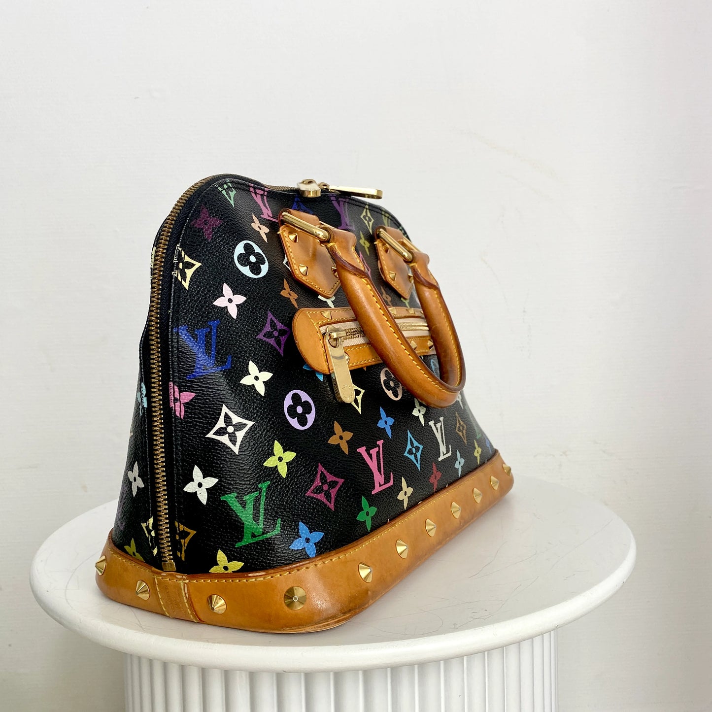 Louis Vuitton Alma Multicolor Black Limited Edition