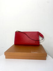 Louis Vuitton Pochette Accessoire Epi Red