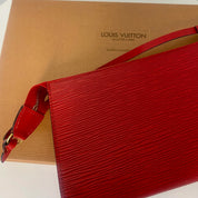 Louis Vuitton Pochette Accessoire Epi Red
