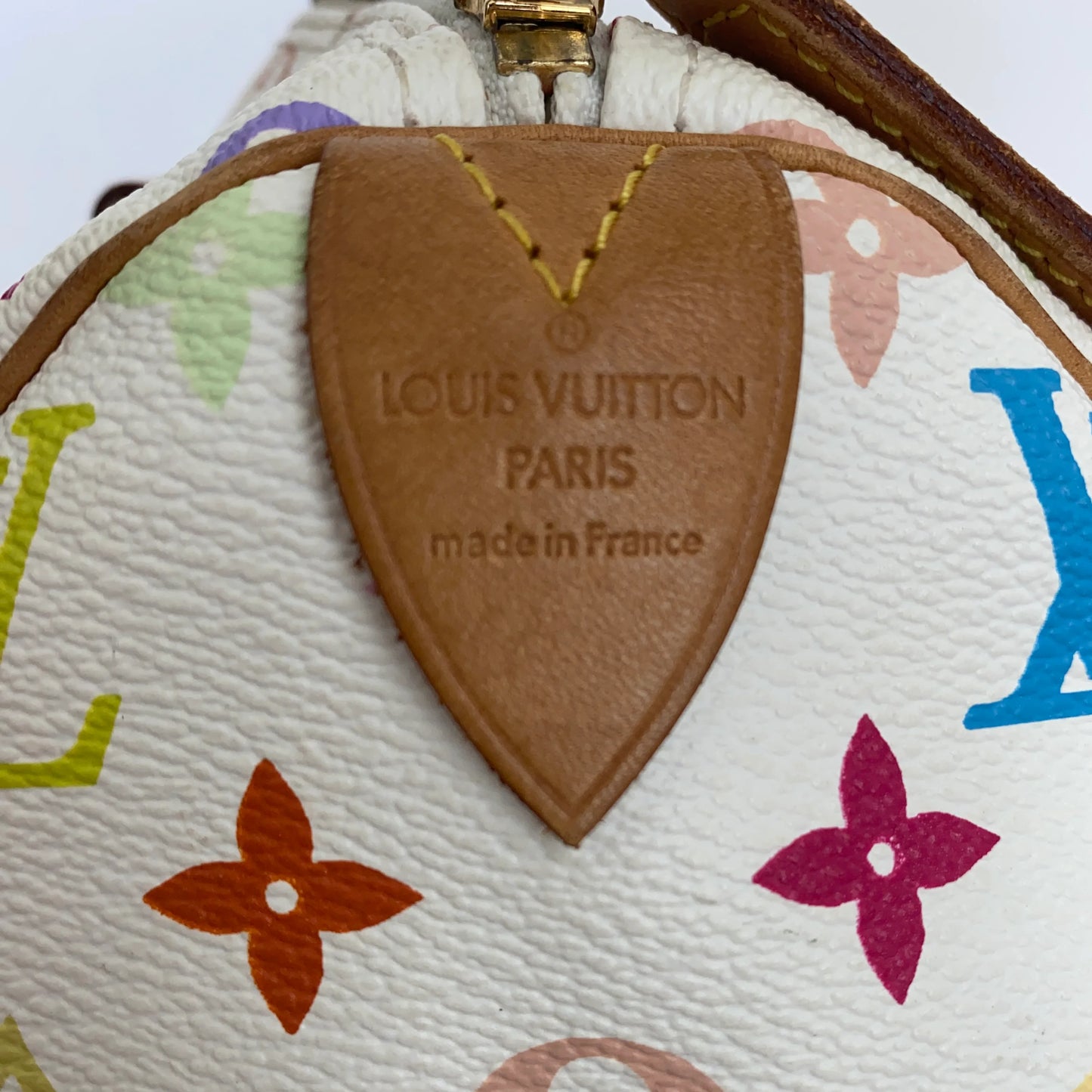 Louis Vuitton Speedy 30 Multicolor White Limited Edition