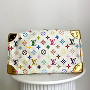 Louis Vuitton Speedy 30 Multicolor White Limited Edition