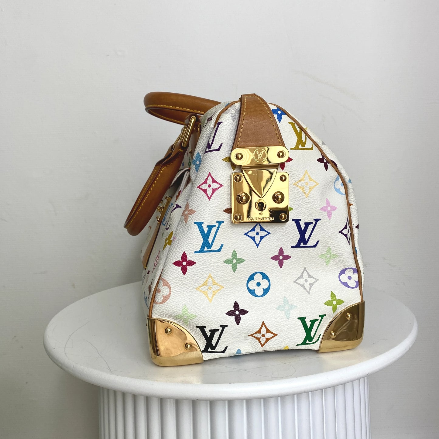 Louis Vuitton Speedy 30 Multicolor White Limited Edition