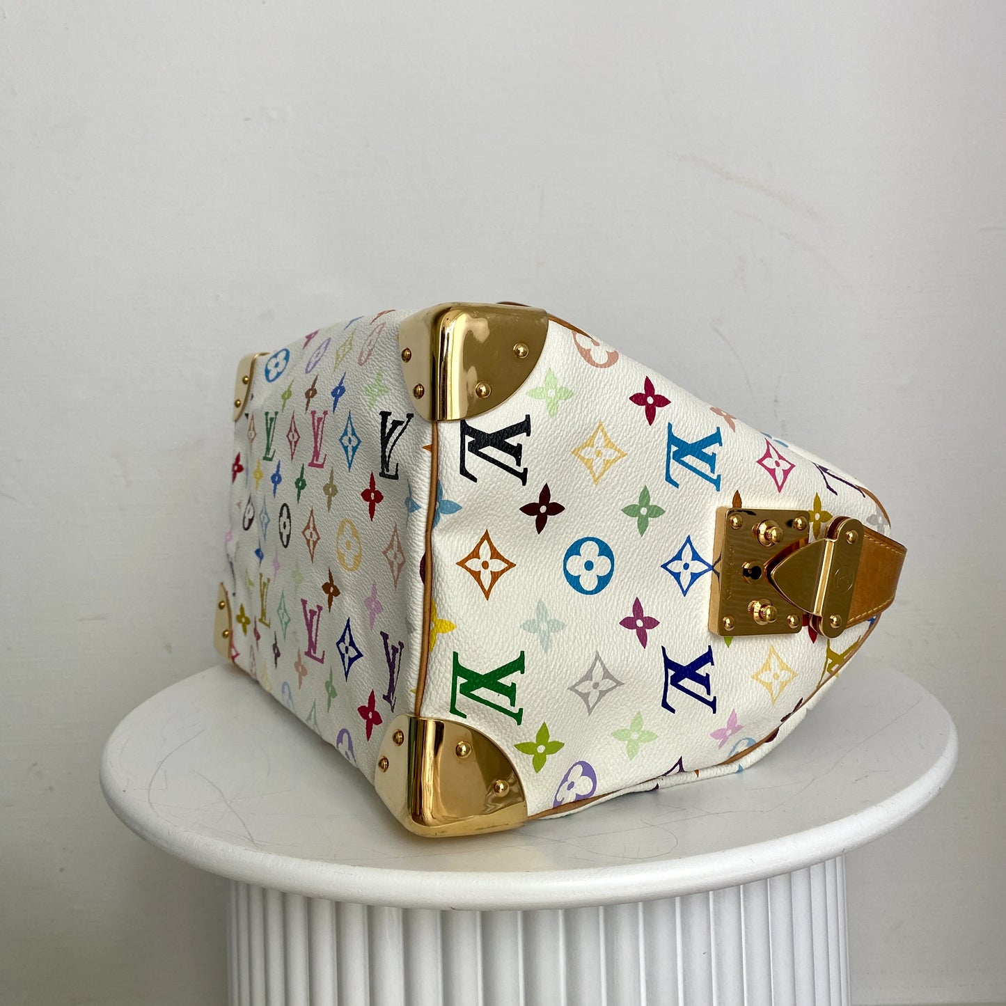 Louis Vuitton Speedy 30 Multicolor White Limited Edition