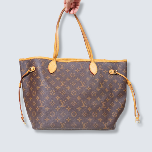 Louis Vuitton Neverfull Monogram MM - beige interieur