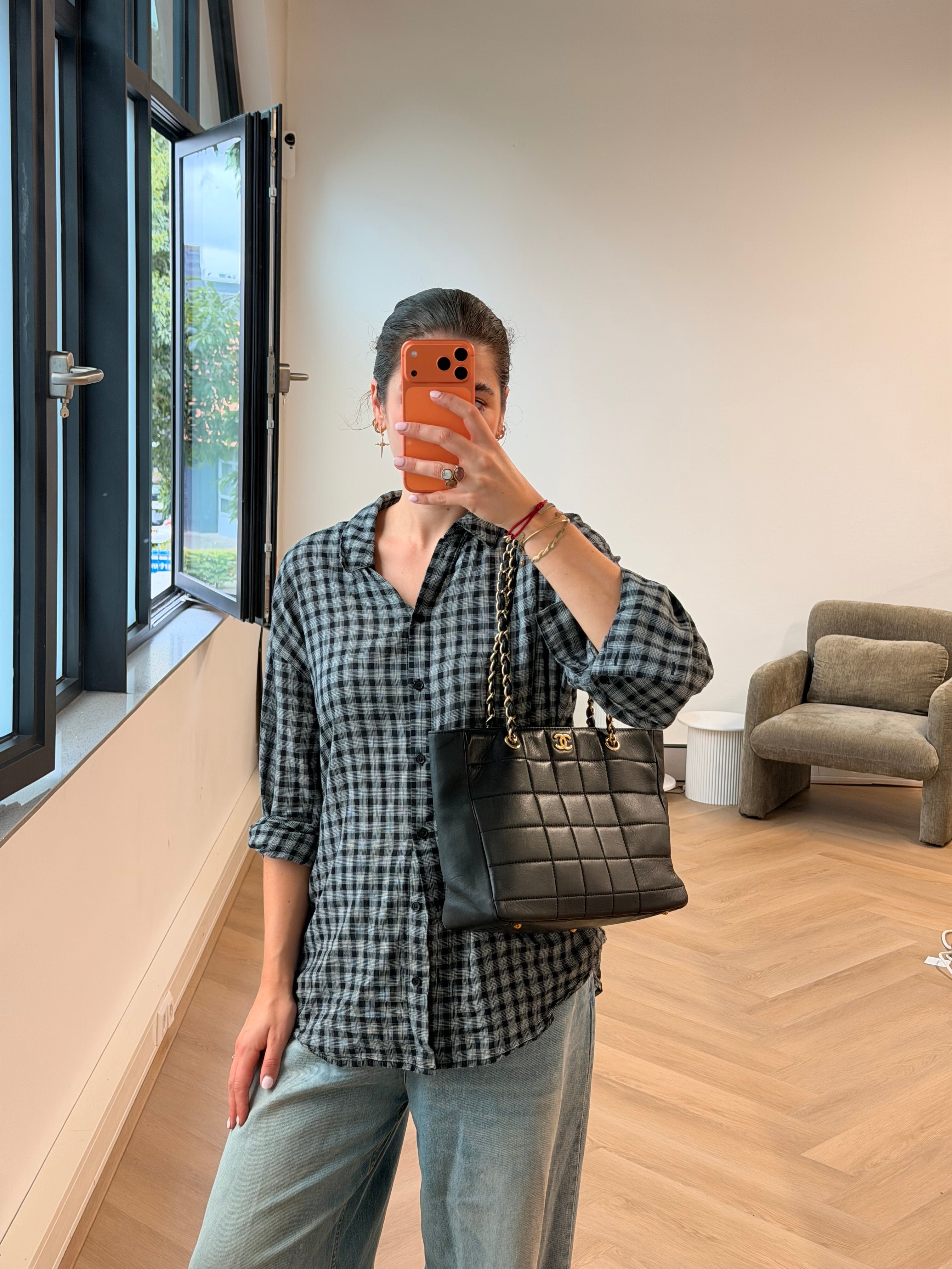 Chanel Chocolate Bar Tote