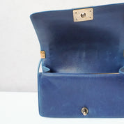 Chanel Boy Bag Petrol Blue - Medium