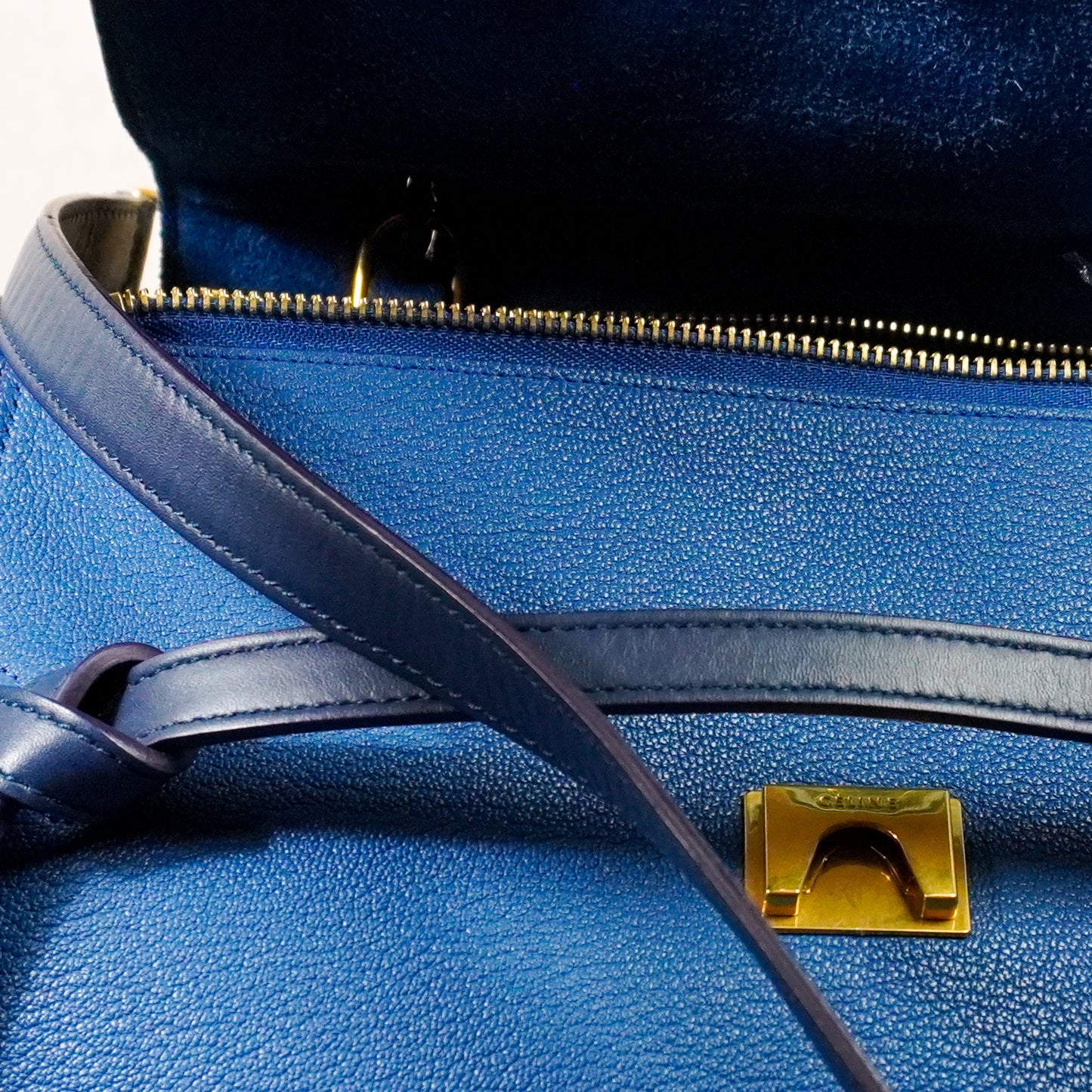 Celine Mini Belt Bag Blue
