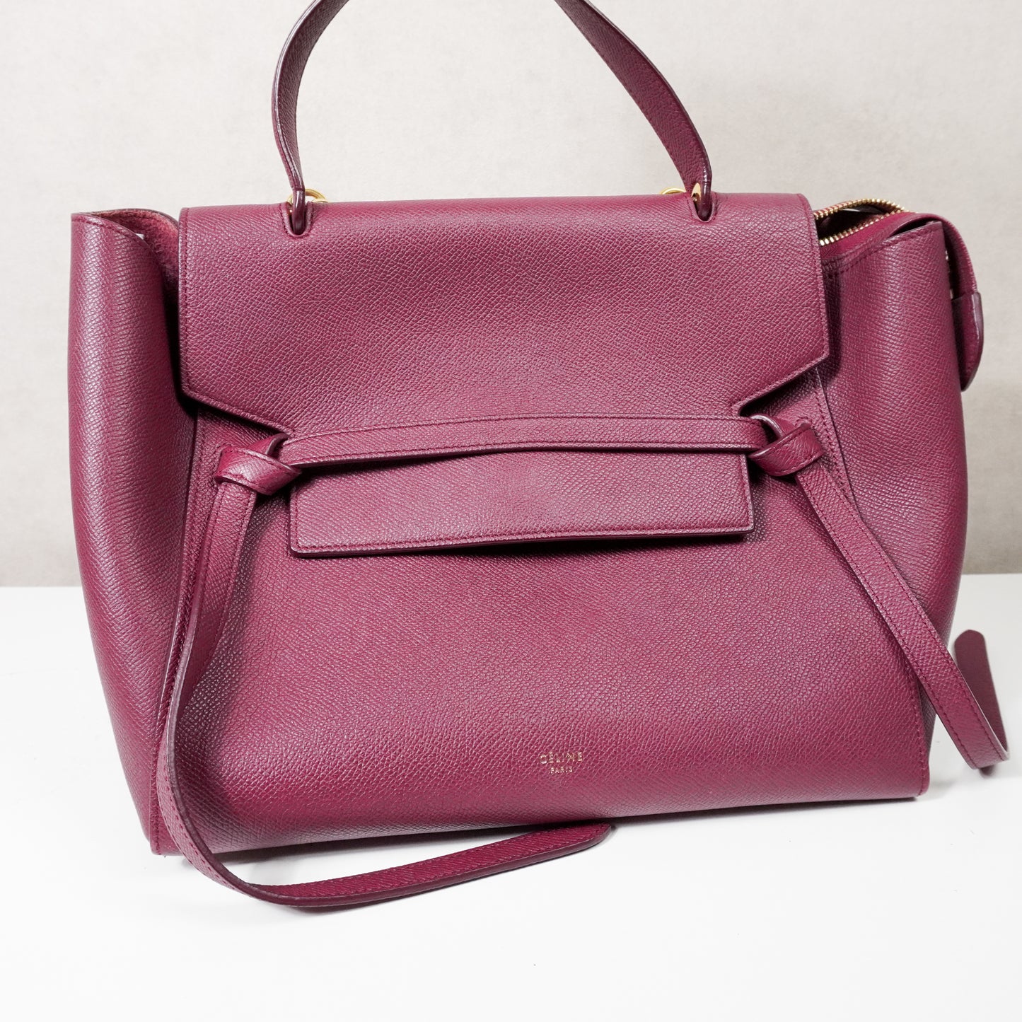 Celine Mini Belt Bag Burgundy