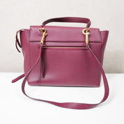 Celine Mini Belt Bag Burgundy