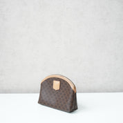 Céline Triumph Coated Canvas Make Up Pouch