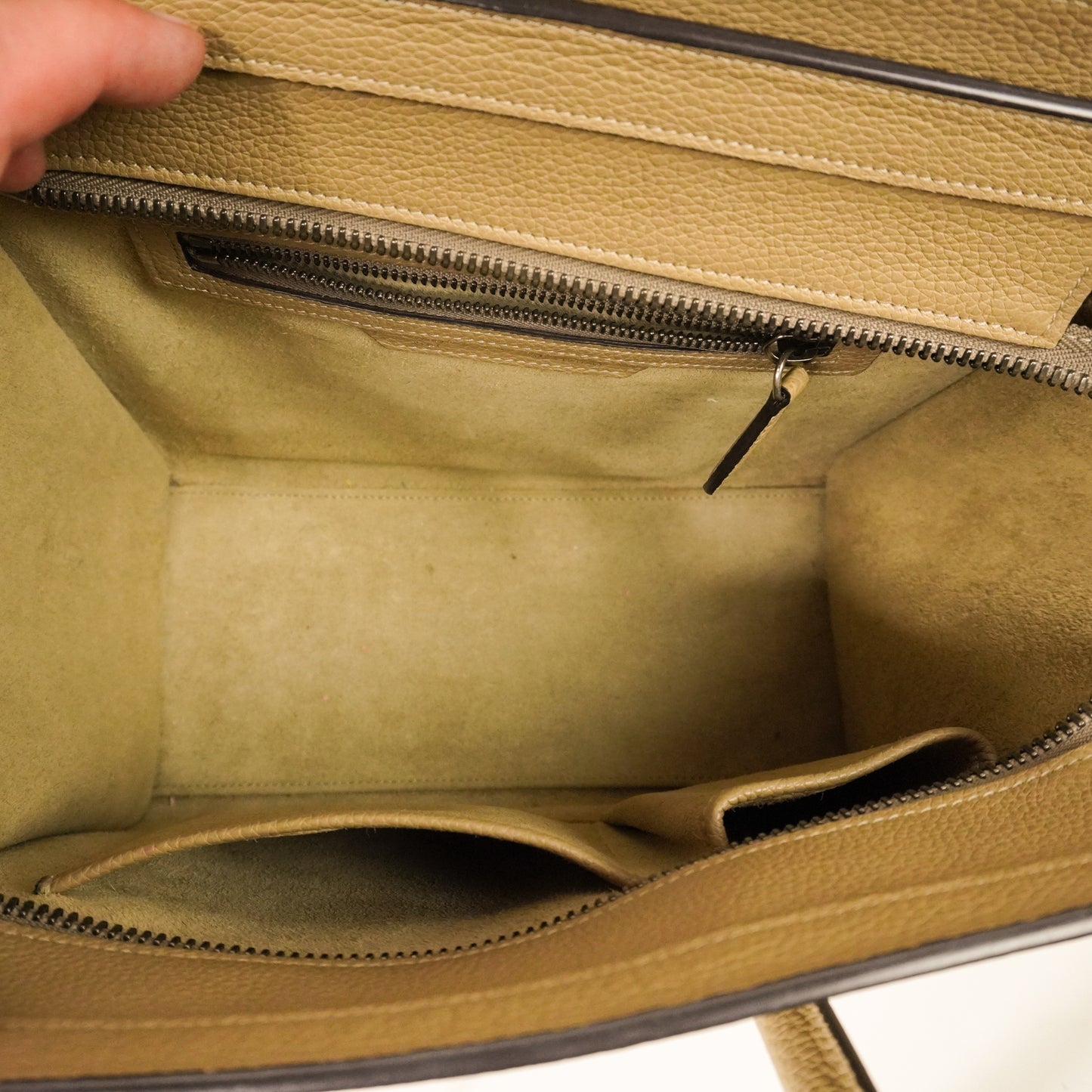Celine Micro Luggage Shopper Beige + dustbag