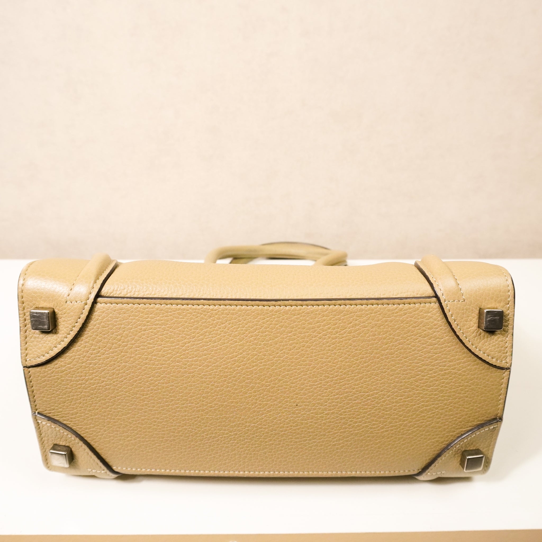 Celine Micro Luggage Shopper Beige + dustbag
