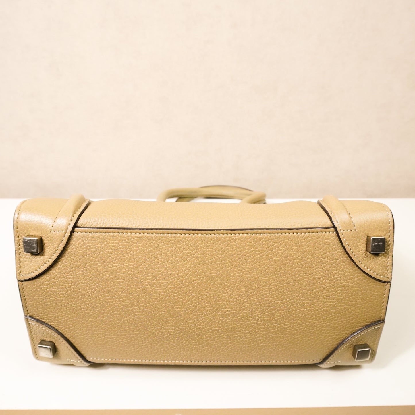Celine Micro Luggage Shopper Beige + dustbag