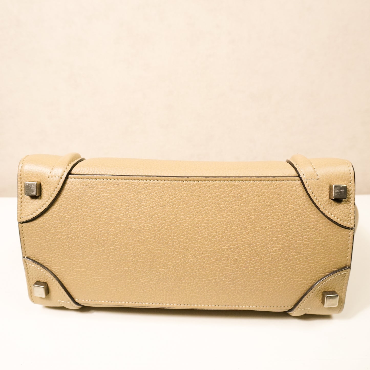 Celine Micro Luggage Shopper Beige + dustbag