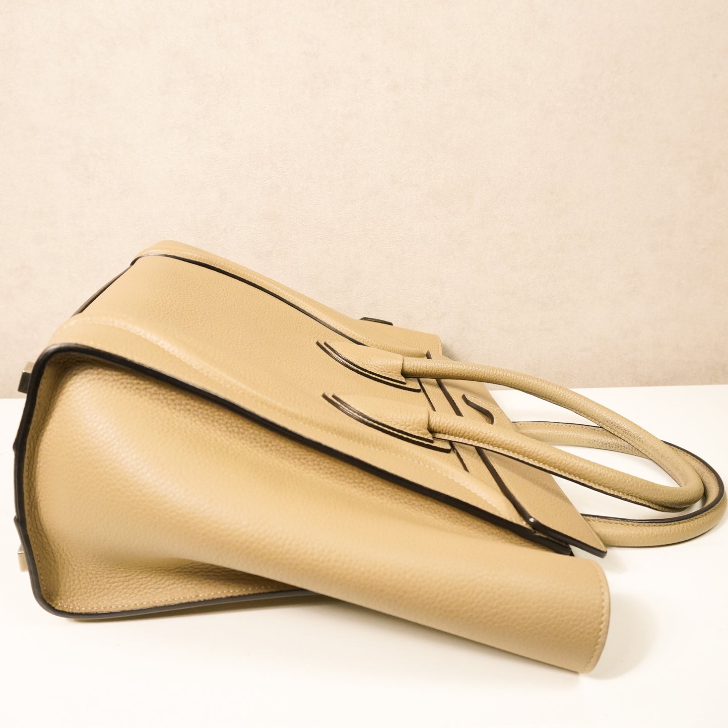 Celine Micro Luggage Shopper Beige + dustbag
