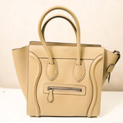 Celine Micro Luggage Shopper Beige + dustbag