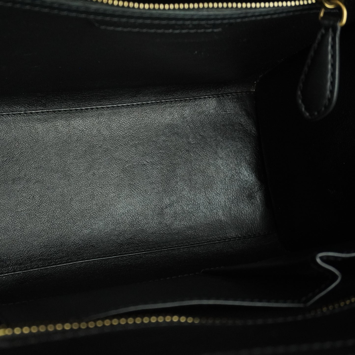 Celine Micro Luggage Shopper Black