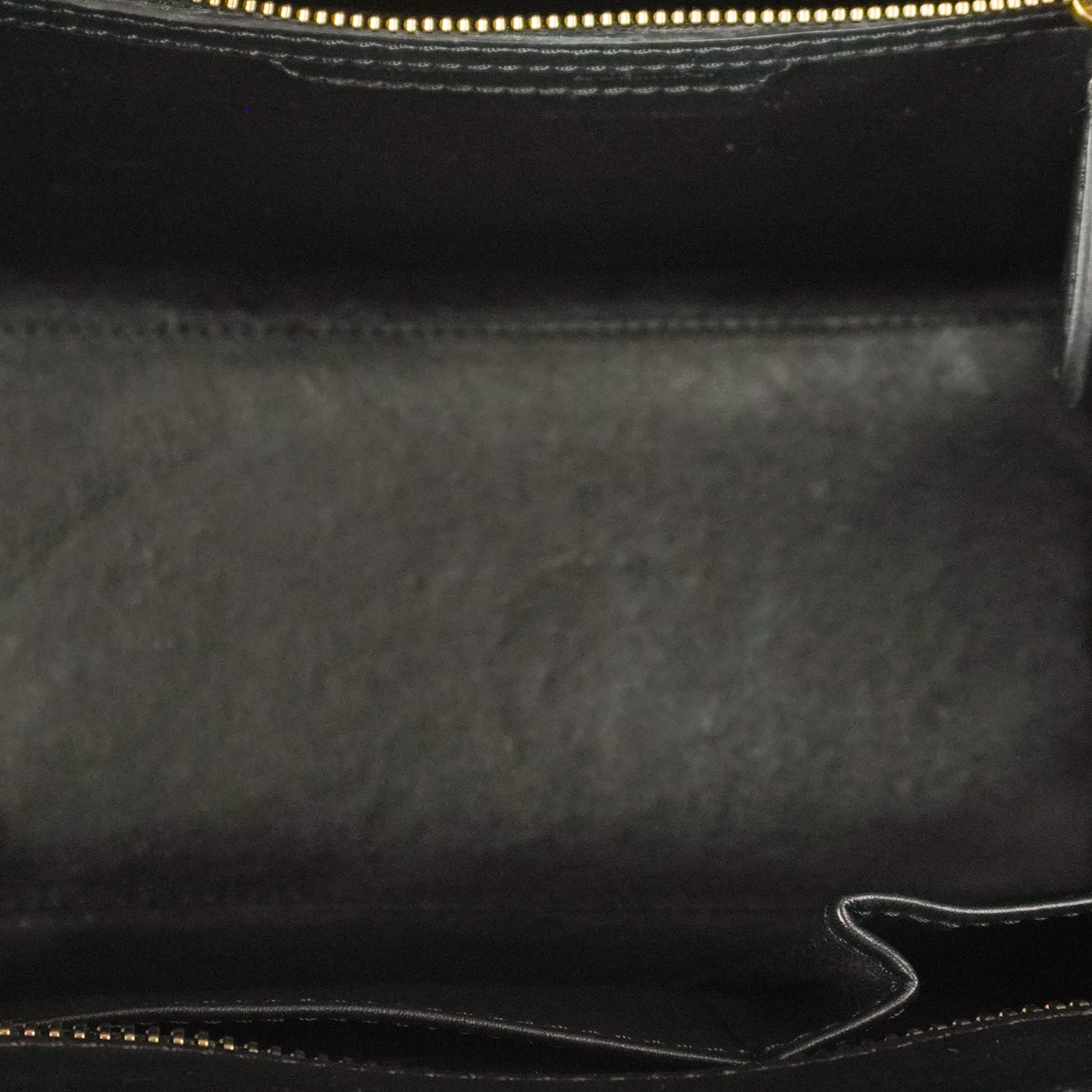 Celine Micro Luggage Shopper Black