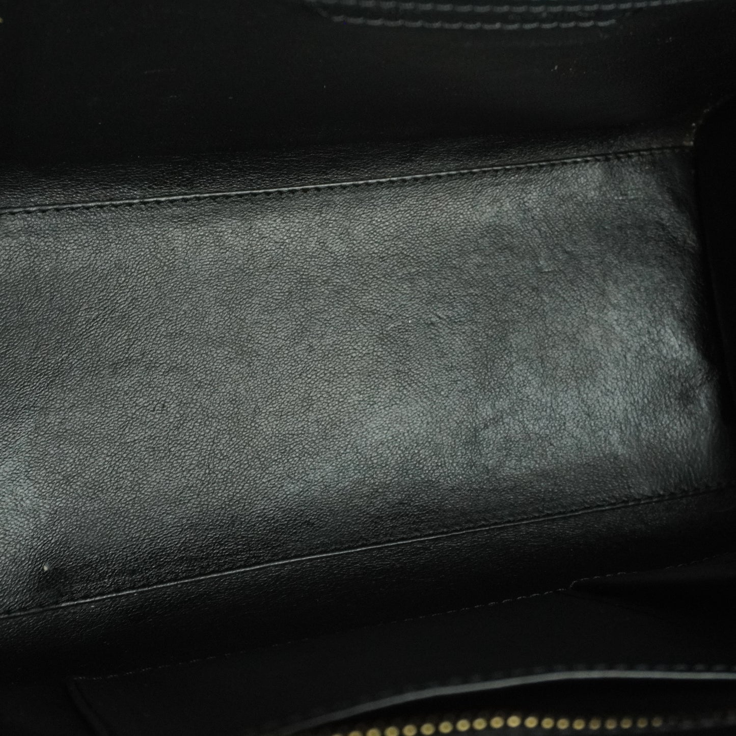 Celine Micro Luggage Shopper Black