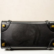 Celine Micro Luggage Shopper Black