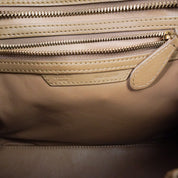 Celine Micro Luggage Shopper beige + label