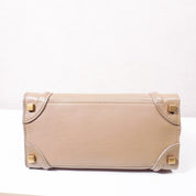 Celine Micro Luggage Shopper beige + label