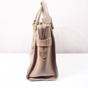 Celine Micro Luggage Shopper beige + label