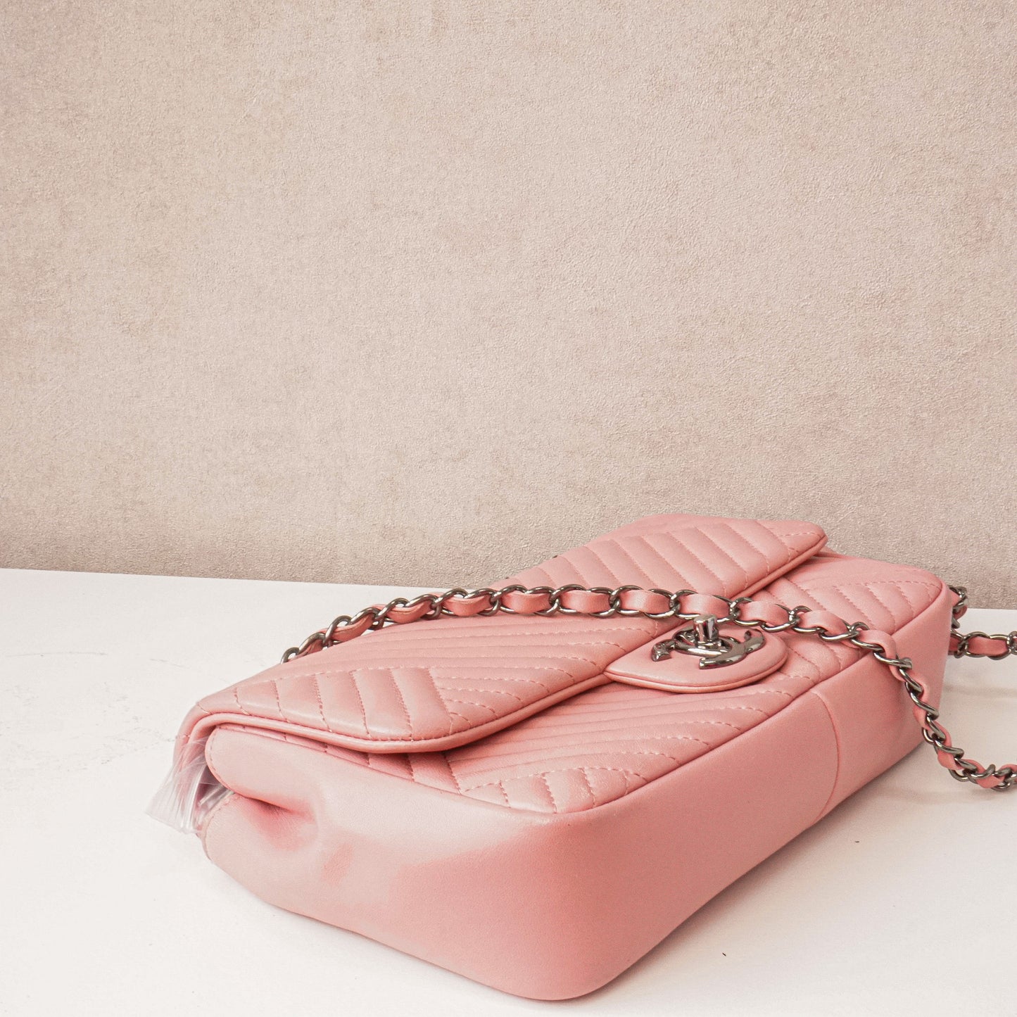 Chanel CC Crossing Flap Pink Medium Crossbody SHW