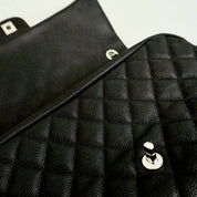 Chanel Easy Flap Bag Jumbo Caviar SHW