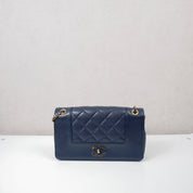 Chanel Mademoiselle Crossbod Bag Navy Blue